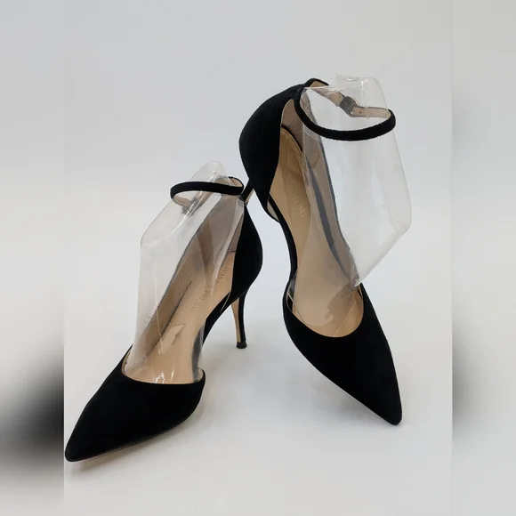 Ivanka Trump Britta D'Orsay Leather Black Women's Suede 3" Heel Size 8.5M /1W-9A - Picture 17 of 17